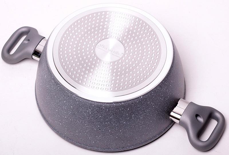 Кастрюля Kamille Grey Gotland 4л с гранитным антипригарным покрытием KM-4281GR