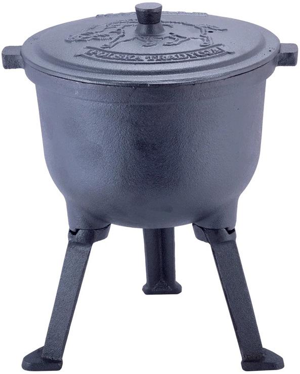 Казан чугунный Kamille Camping 10л, на ножках KM-4802V