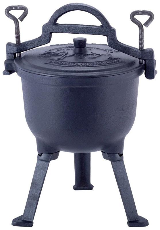 Казан чугунный Kamille Camping 10л, на ножках KM-4802V