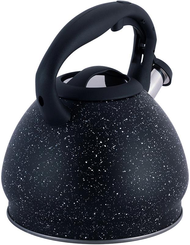Чайник Kamille Whistling Kettle Marble 2.7л из нержавеющей стали со свистком KM-1086