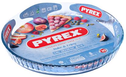 Форма для запекания Pyrex Bake&Enjoy Ø27х3.5см, жаропрочное стекло UK-813B000