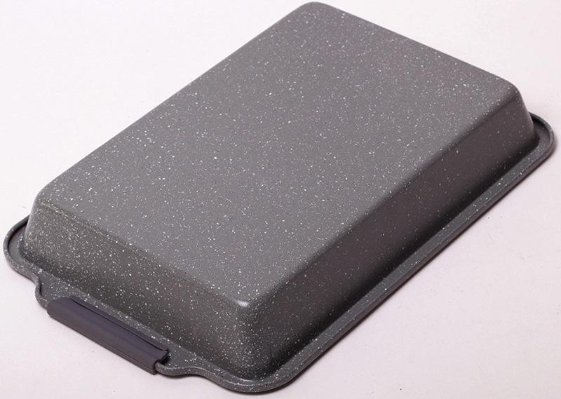 Форма для выпечки Kamille Marble 46х30х6см с силиконовыми ручками KM-6027A