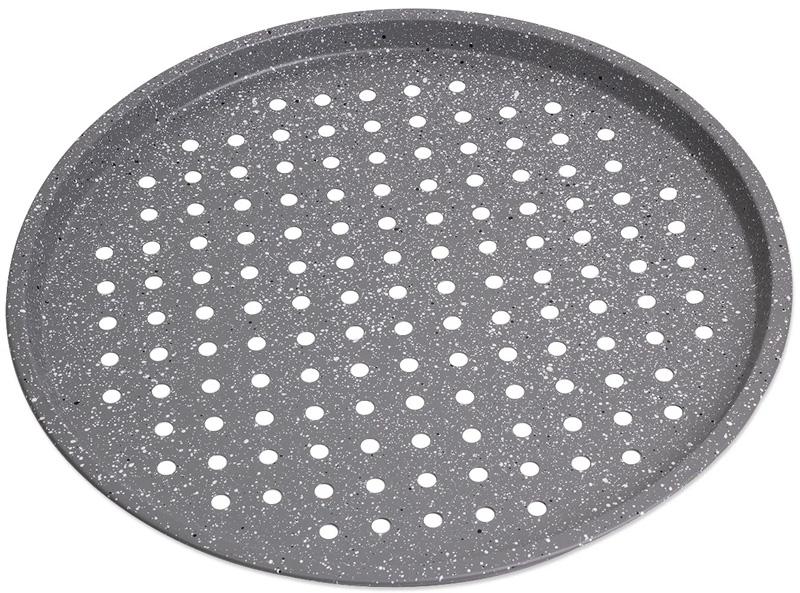 Форма для выпечки пиццы Kamille Bakery Marble Ø33см перфорированная KM-6019M