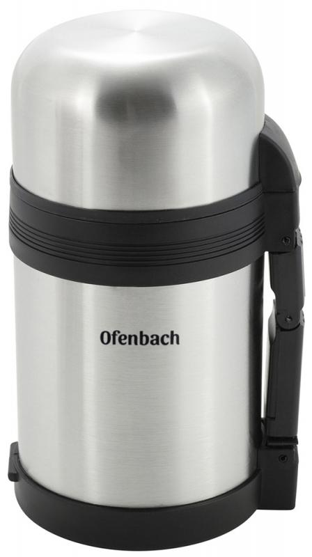 Термос Ofenbach 800мл из нержавеющей стали с ремешком NB-101309