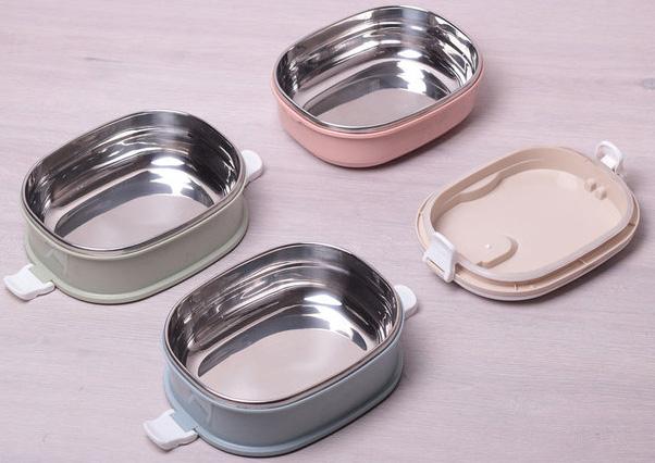 Ланч-бокс Kamille Food Box 3 емкости по 700мл, 20х14.5х18.5см KM-2126