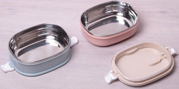 Ланч-бокс Kamille Food Box 2 емкости по 700мл, 20х14.5х13.5см KM-2125