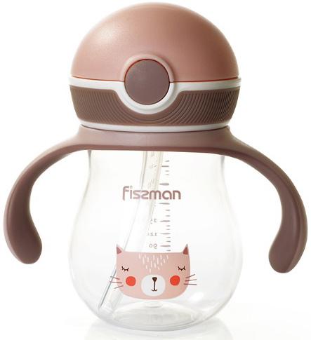 Бутылочка детская Fissman Babies "Мурка" 260мл с ручками FN-6905