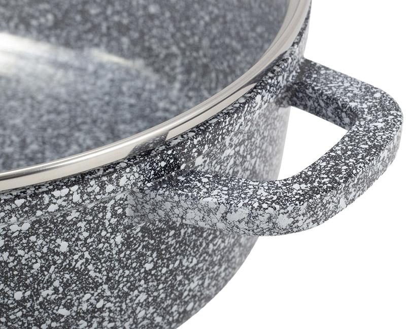 Кастрюля Ofenbach Snow Marble 2.3л индукционная с антипригарным покрытием NB-100500