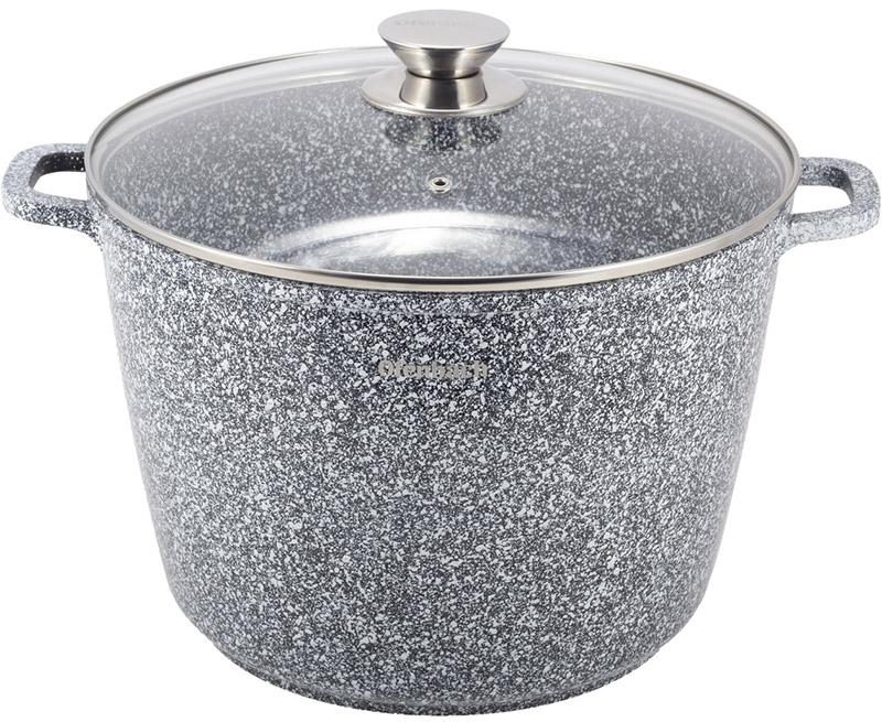 Кастрюля Ofenbach Snow Marble 10л индукционная с антипригарным покрытием NB-100504