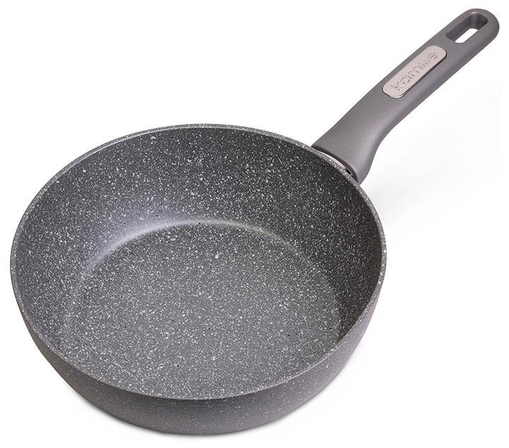 Сковорода-сотейник Kamille Granite Ø28см с гранитным антипригарным покрытием KM-4295GR