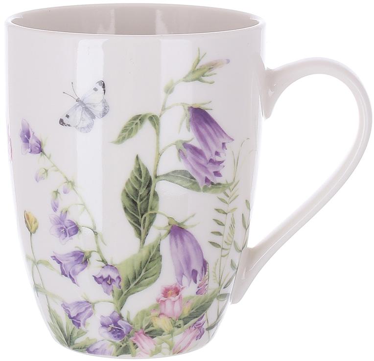 Набор 6 фарфоровых кружек (чашек) Floral 340мл BD-K032