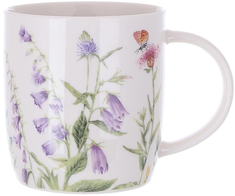 Набор 6 фарфоровых кружек (чашек) Floral 320мл BD-K033