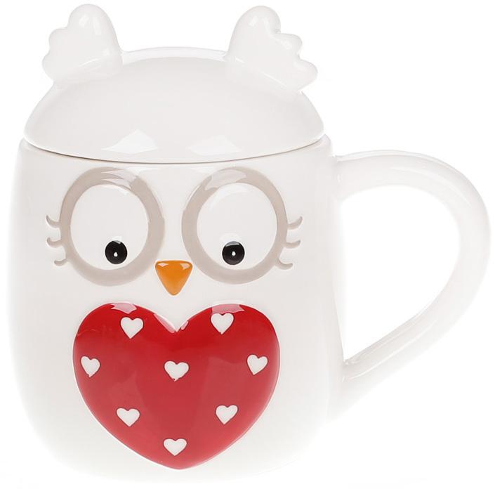 Mug "Owl with a heart" 460ml