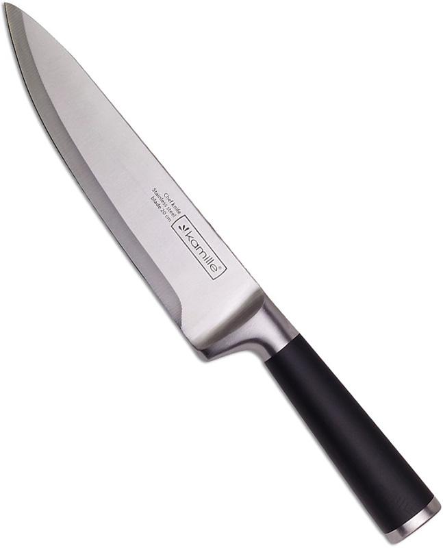 Нож поварской Kamille Medellin 20см из нержавеющей стали KM-5190