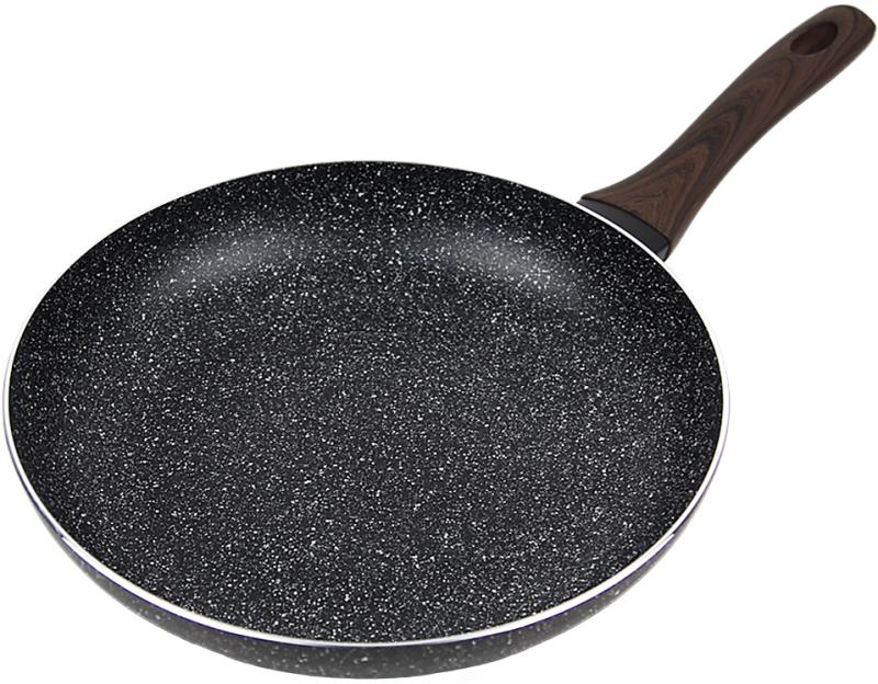 Сковорода индукционная Kamille Gregers Black Ø28см с антипригарным покрытием KM-4114MR