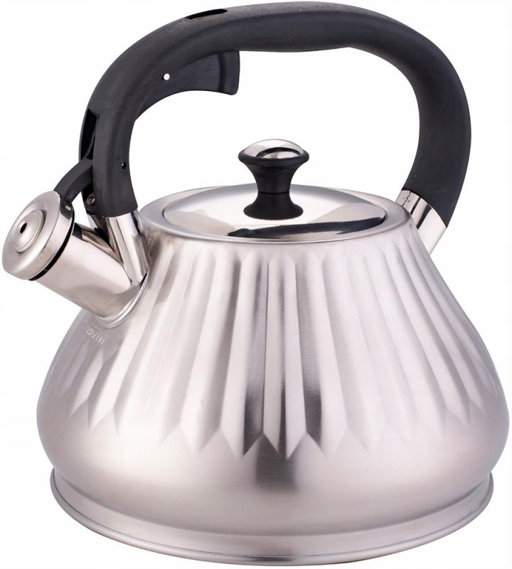Чайник Kamille Whistling Kettle Marshmallow 3л из нержавеющей стали со свистком KM-0859