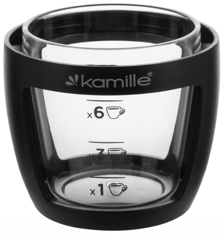 Кофемолка Kamille механическая Ø8х21см (ручная мельница для кофе или специй) KM-7065