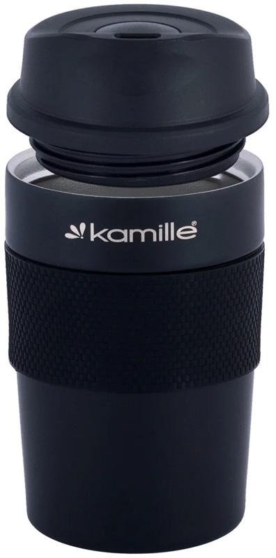 Термокружка Kamille Felice 360мл с TPR вставкой KM-2049
