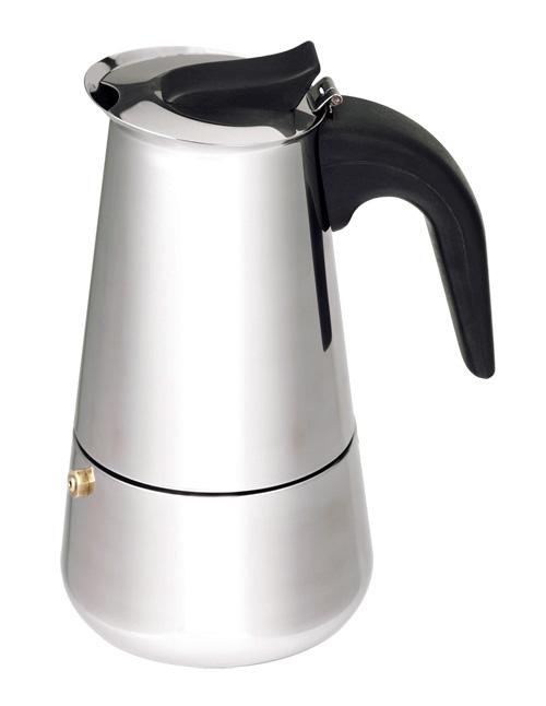 Гейзерная кофеварка Empire Stainless Steel 300мл на 6 чашек EM-9554