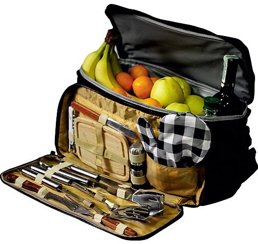 Kamille SCOUT picnic set in an insulated bag, 11 pieces, KM-719