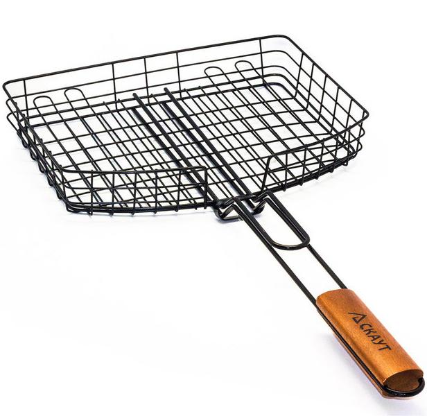 Kamille "Scout" barbecue grate with non-stick coating, 30.5 x 32 x 5.5 cm, KM-0741