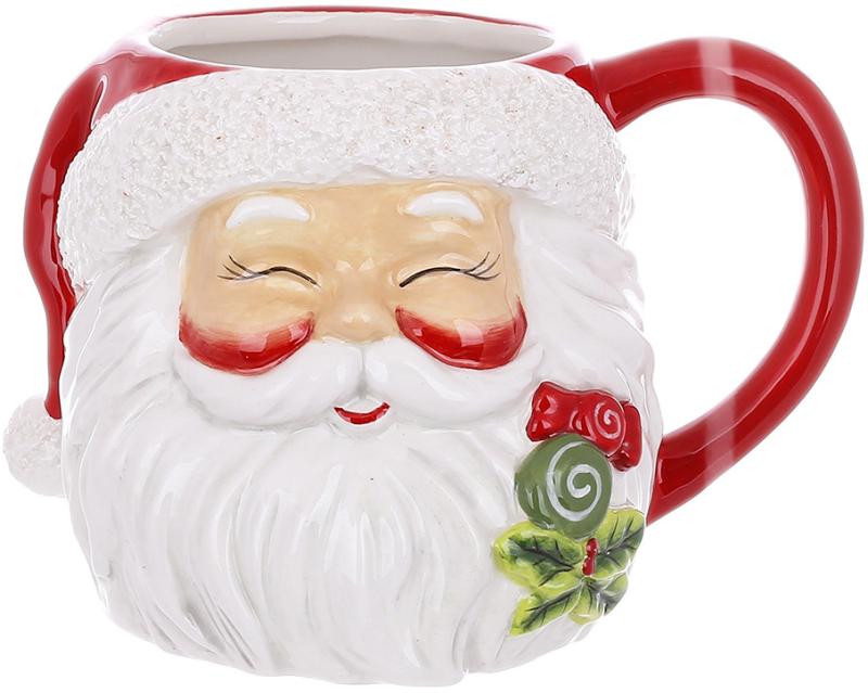 Santa Smile Mug 600ml Ceramic Christmas Mug BD-834-372