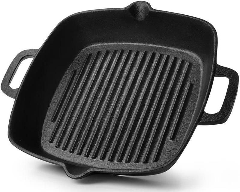 Cast iron grill pan Fissman Naestved 26x26cm with cast handles FN-4097