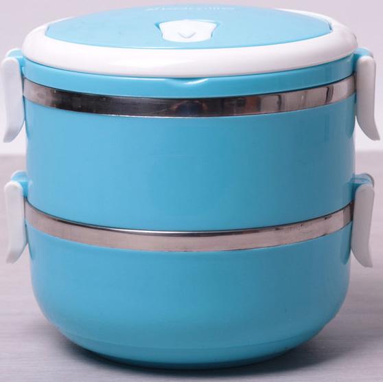 Lunch box Kamille Food Box 2 containers of 700 ml, 16.5x15x15 cm KM-2128