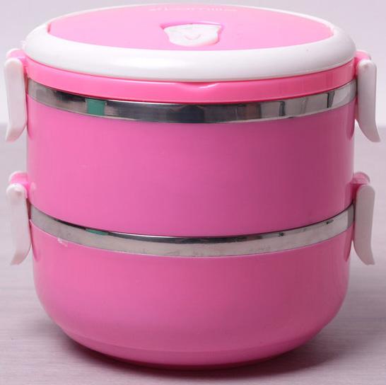 Lunch box Kamille Food Box 2 containers of 700 ml, 16.5x15x15 cm KM-2128
