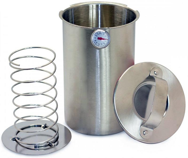 Ham maker Kamille (shanker maker) Ø12x20cm, 1.5L with thermometer KM-6506