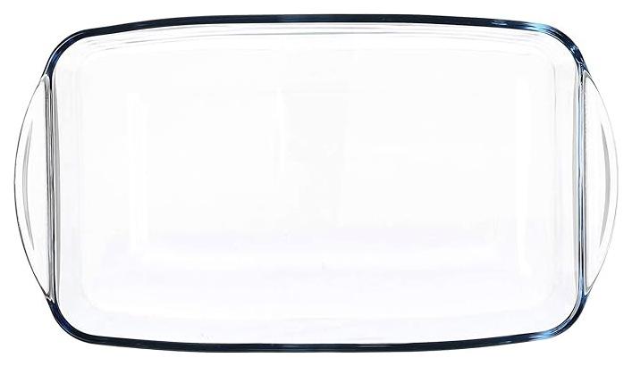 Heat-resistant glass mold Borcam 339x190mm, 2750ml, for baking and serving PB-59007