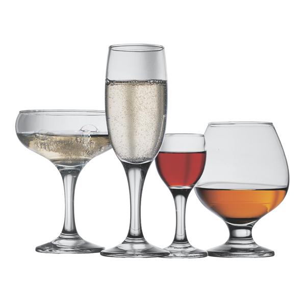 Set of 6 glasses for Bistro cognac 398ml 44188