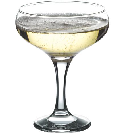 Bistro Champagne Wine Glasses 6 Set 170ml 44136