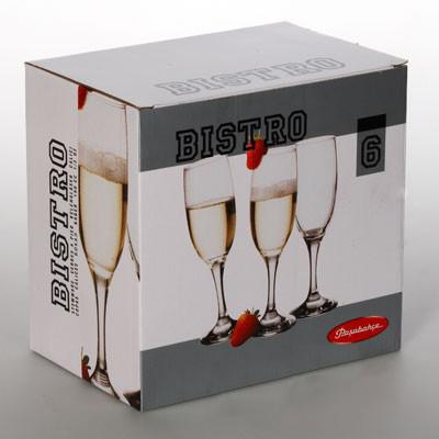 Набор 6 фужеров для шампанского Bistro 190мл 44419