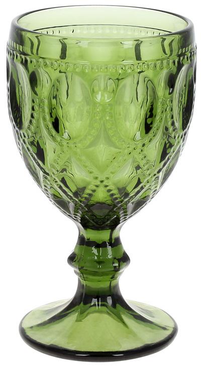 Set of 5 wine glasses Siena Toscana 300ml, olive glass BD-581-075-5