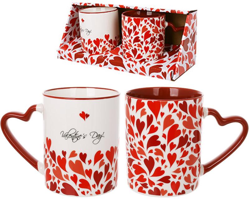 Gift set "Valentine's Day" 2 mugs 450ml BD-577-580
