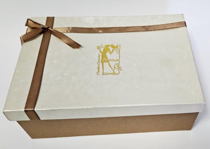 Tea gift set "White Peas" 2 cups 250ml with saucers BD-344-071A2