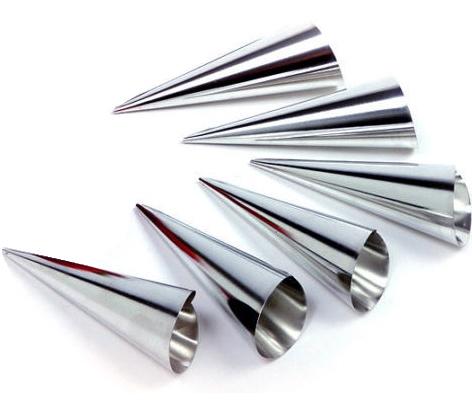 Set of 6 Empire molds for cone tubes Ø35x110mm (6 tubes) EM-8130