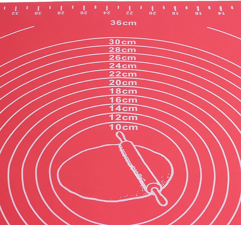 Kamille Vincennes 50x40cm silicone mat with markings for rolling out dough and baking KM-7787