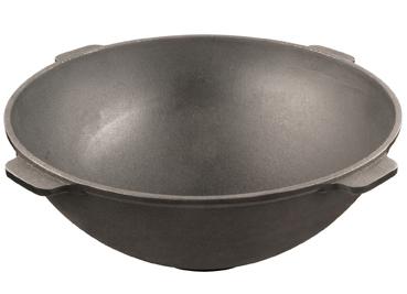 Cast-iron cauldron-wok "Nasha Maisternya" 8L with frying pan lid