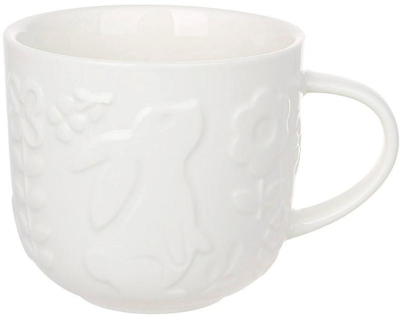 Set of 4 porcelain mugs "Secret Meadow" 350 ml BD-988-548