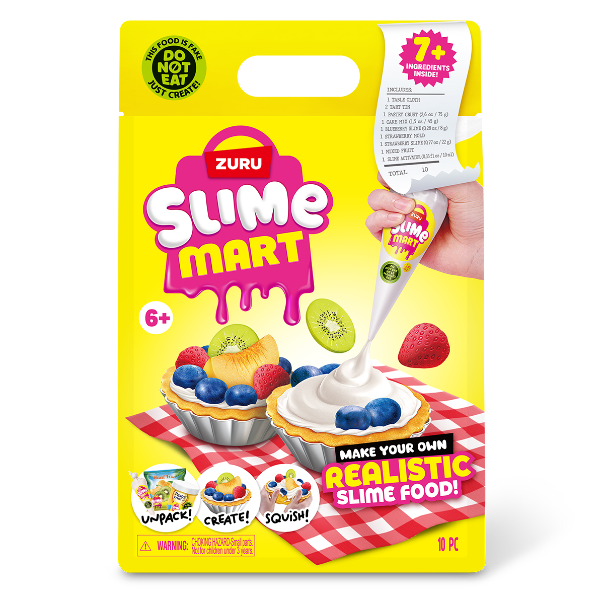 Ігровий набір зі слаймами Slime Mart серії Shopping Bag – Фруктовий тарт