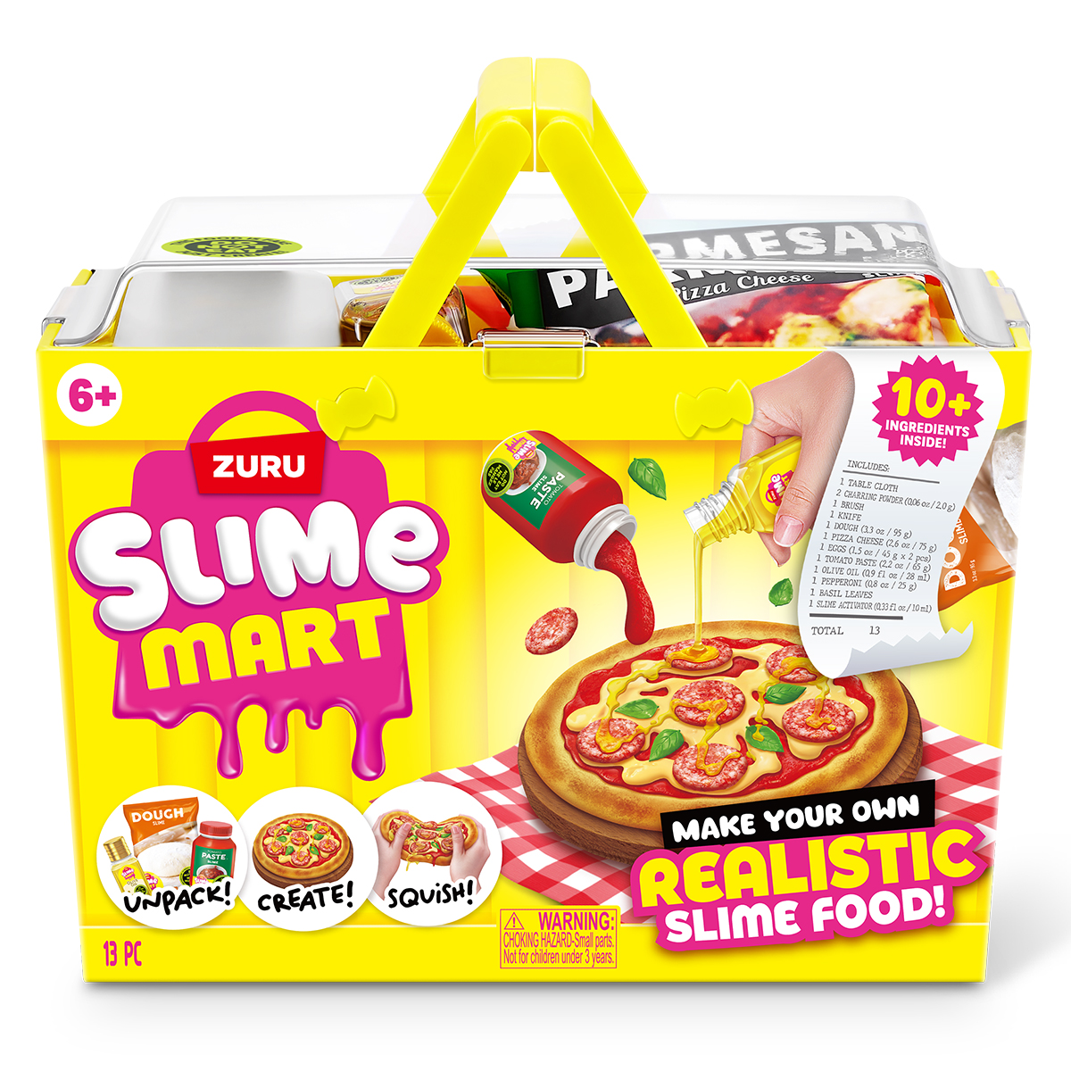 Ігровий набір зі слаймами Slime Mart серії Shopping Basket – Піцца