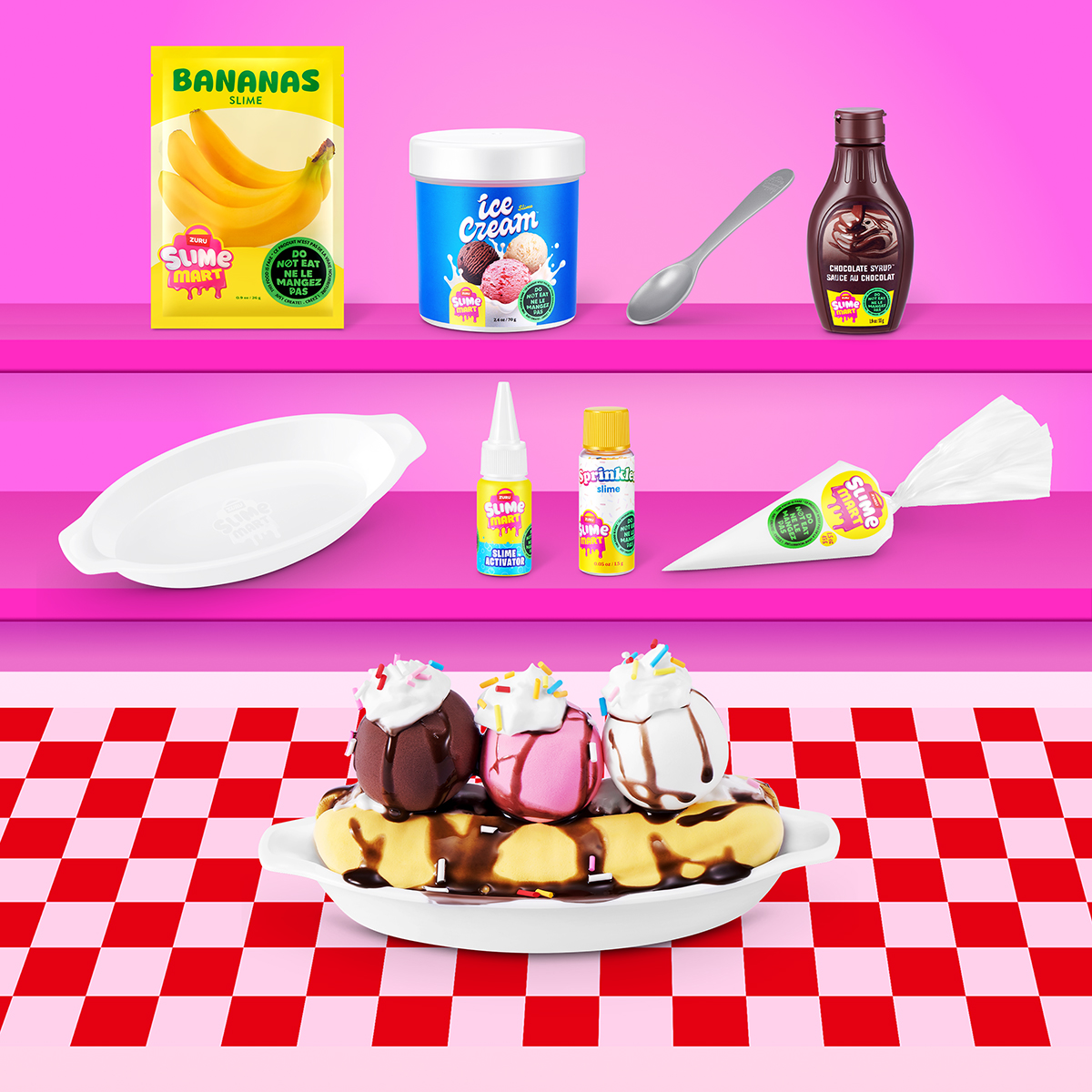 Ігровий набір зі слаймами Slime Mart серії Shopping Cart – Візок смаколиків