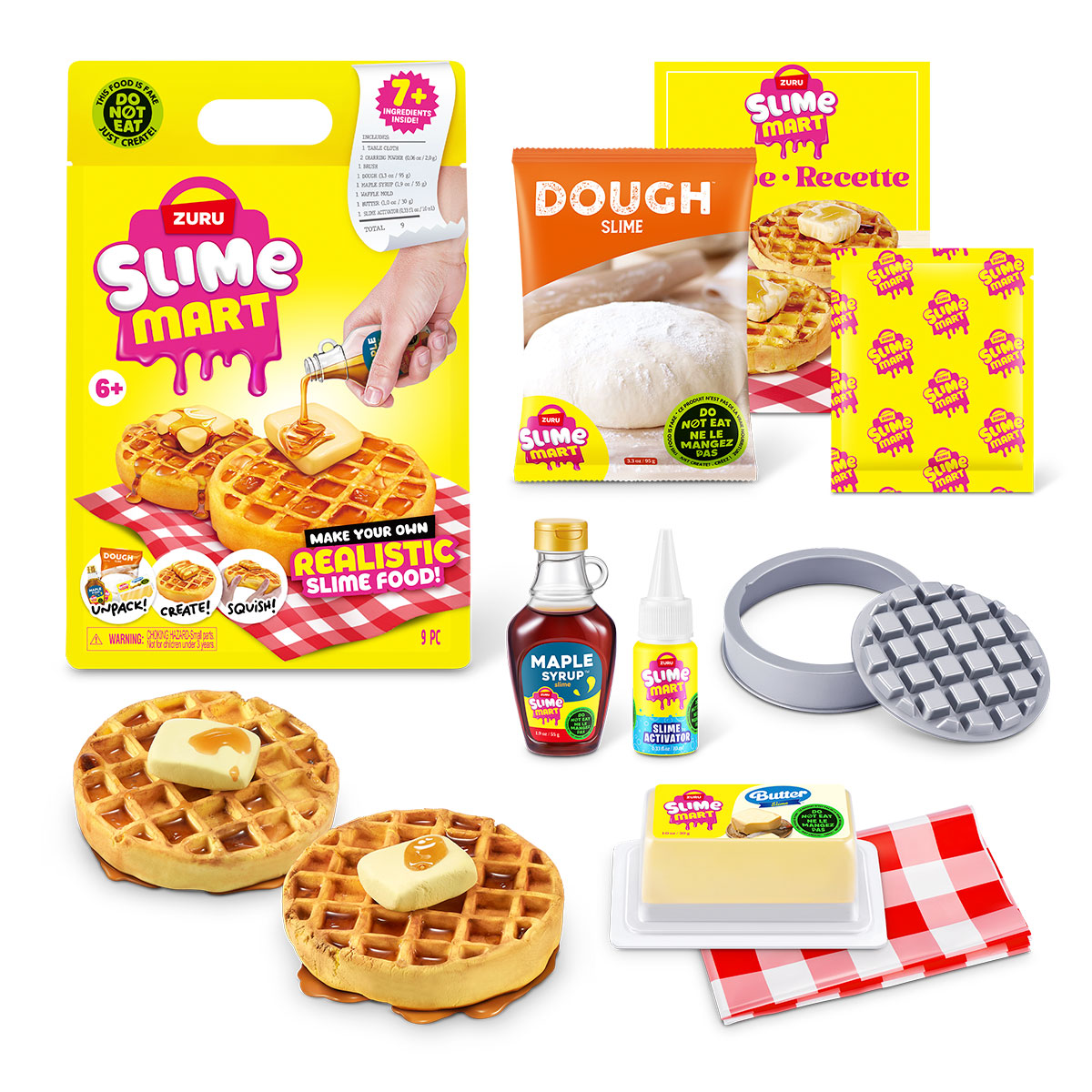 Ігровий набір зі слаймами Slime Mart серії Shopping Bag – Бельгійські вафлі