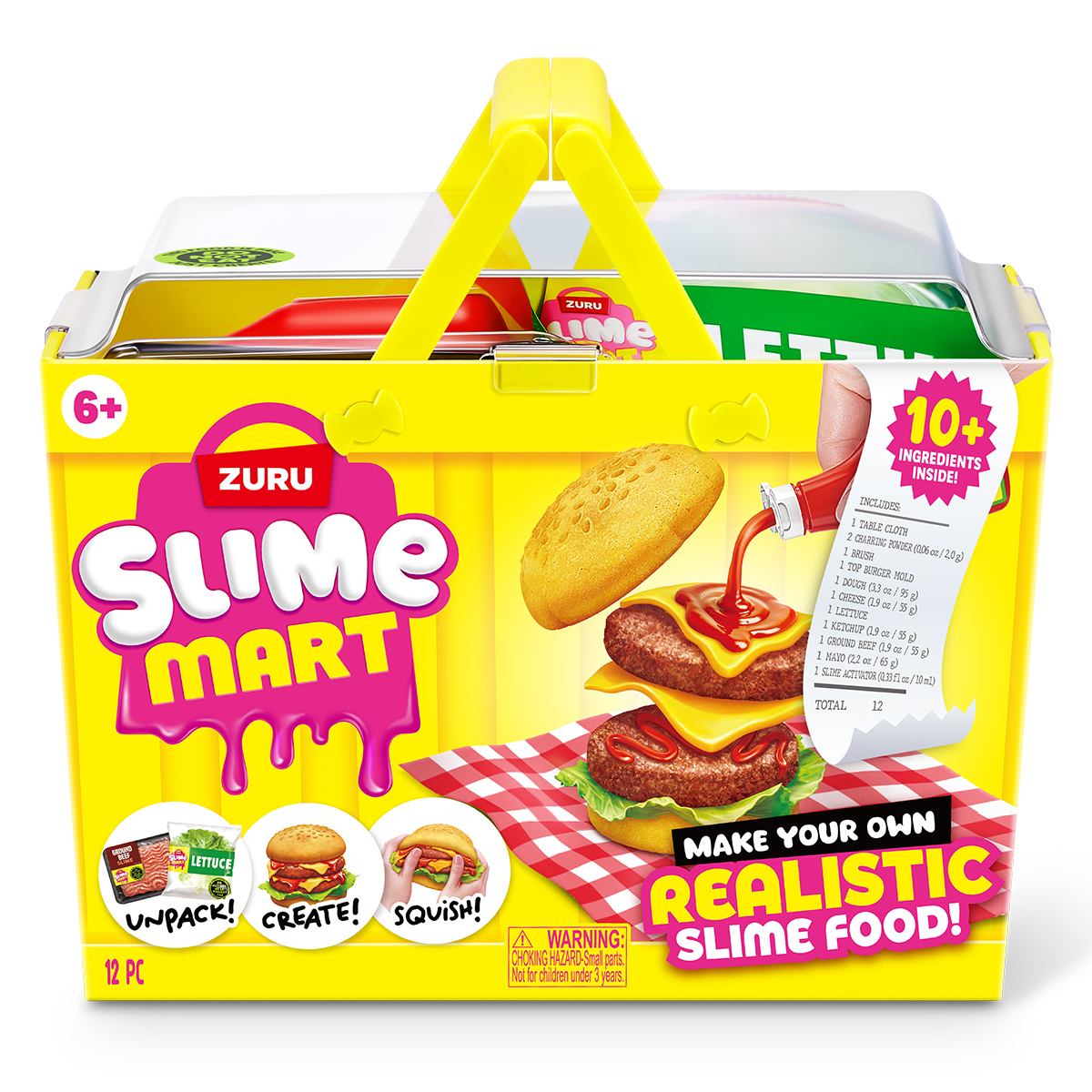 Ігровий набір зі слаймами Slime Mart серії Shopping Basket – Бургер