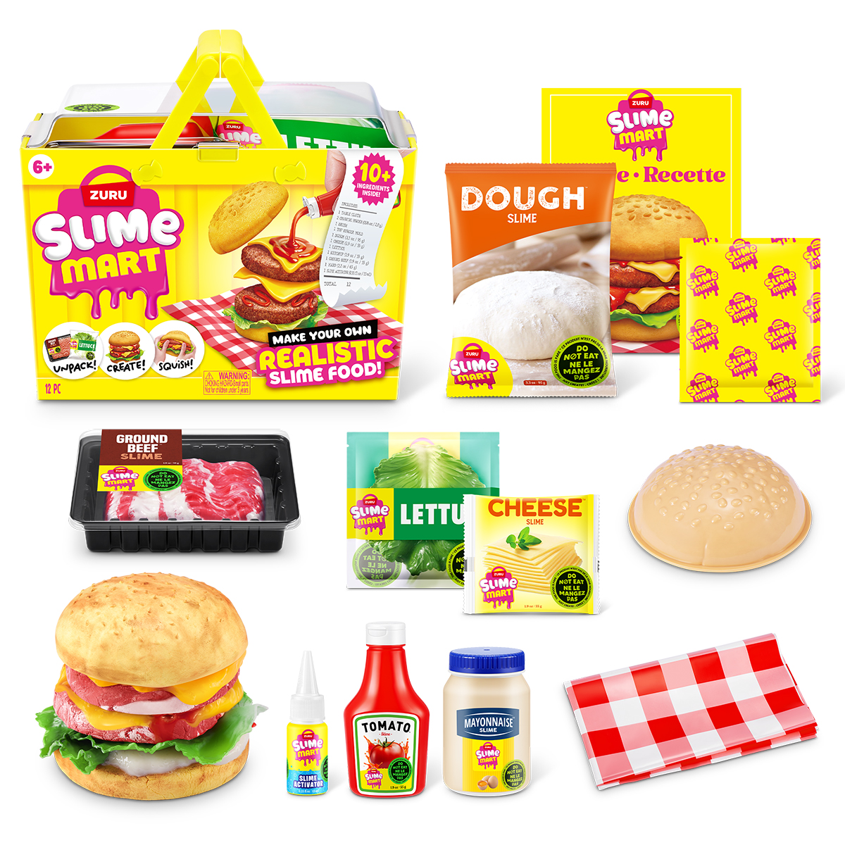 Ігровий набір зі слаймами Slime Mart серії Shopping Basket – Бургер