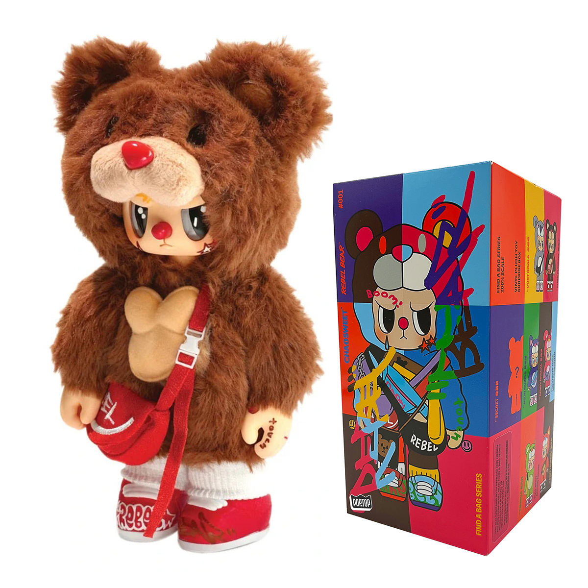 POP TOP Rebel Bear Колекційна іграшка Знайди сумку — Cool Boy