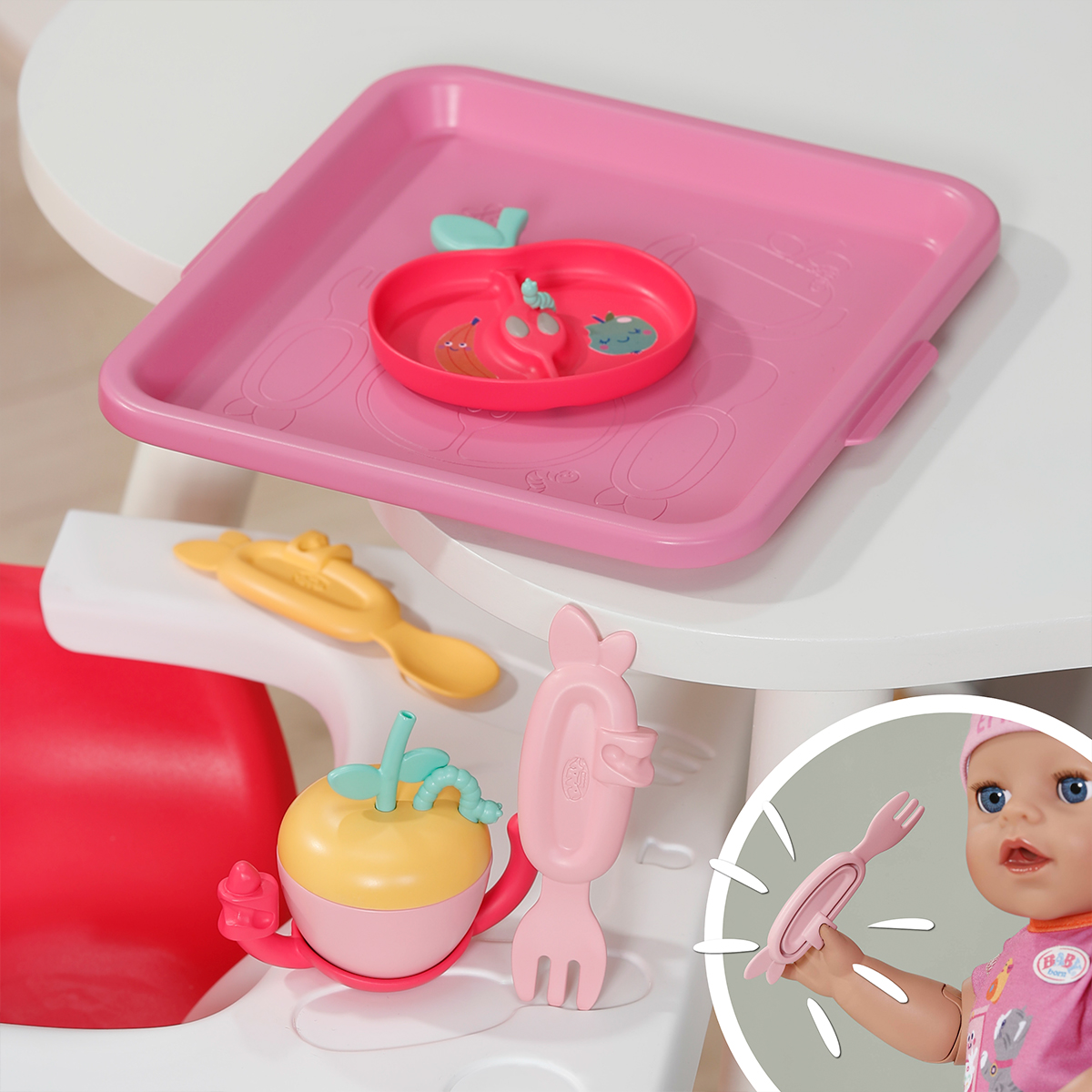 Набор посуды для куклы Baby Born – Милое кормление