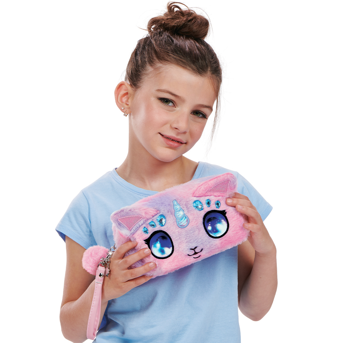 Nebulous Stars Fluffy Pencil Case - Stella Nebulous Stars Fluffy Pencil Case - Stella